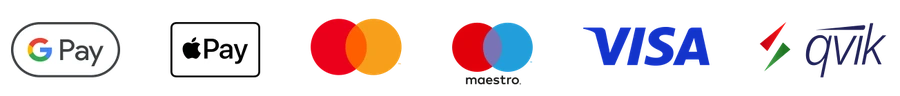 Elfogadott fizetési módok a foglalásnál: Google Pay, Apple Pay, Mastercard, Maestro, VISA és Qvik